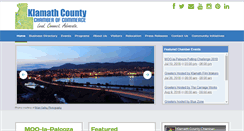 Desktop Screenshot of klamath.org